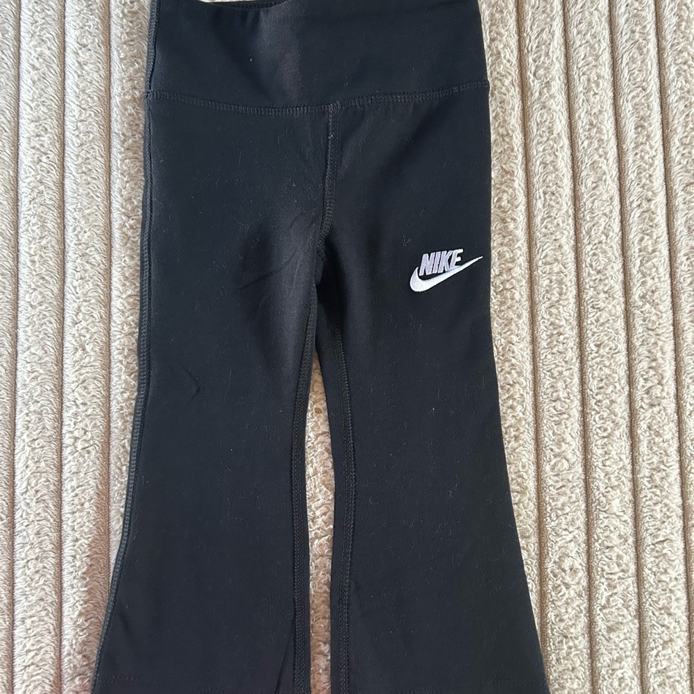 Nike Kids Black Flared Leggings